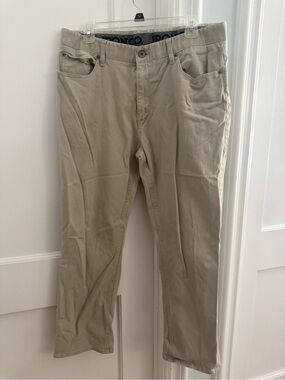 Iron Co. Classic Straight Fit Chinos in Light Khaki